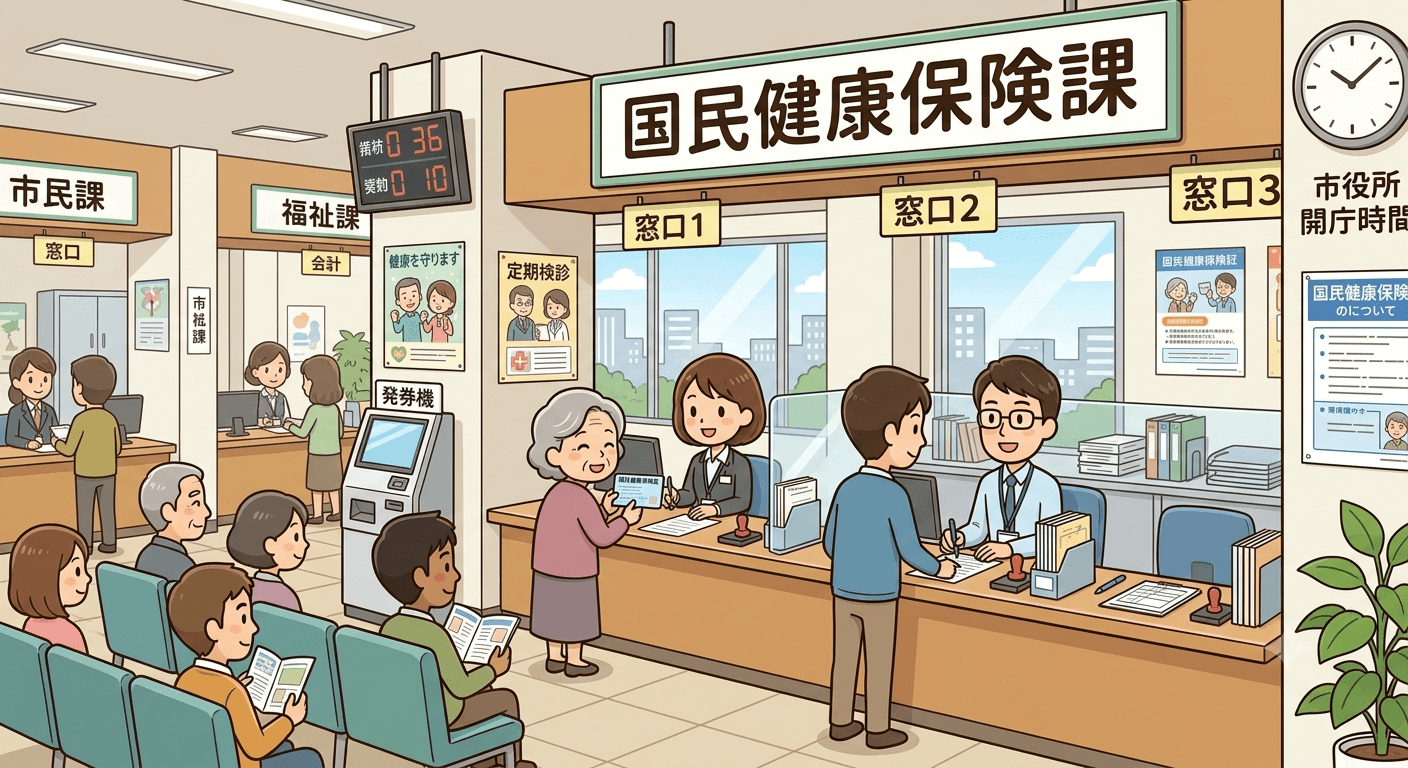 National health insurance premium payment certificate (国民健康保険料納付証明書)
